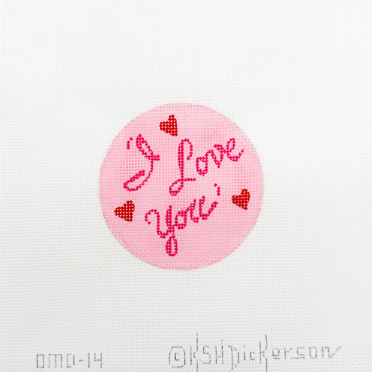 I Love You Snow Globe Ornament