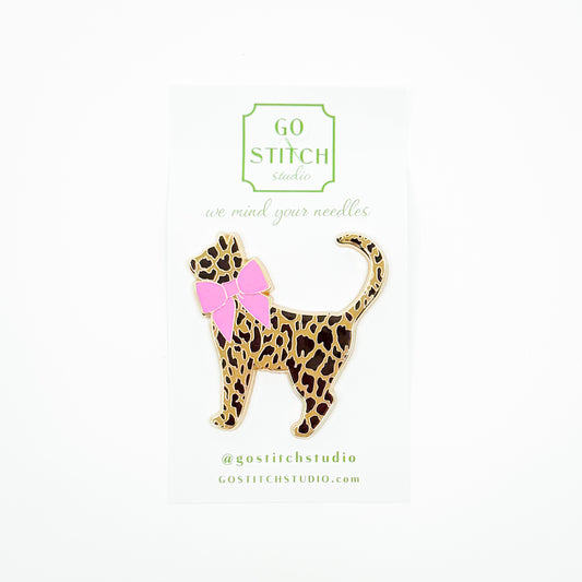 Leopard Kitty Needleminder