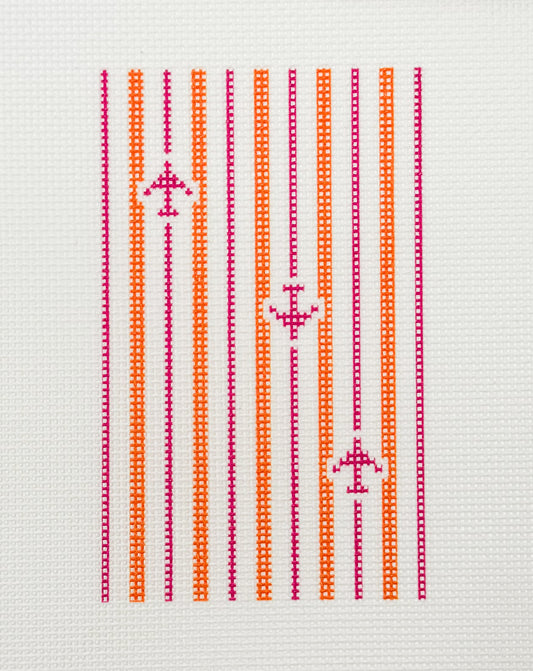 Airplanes with Orange Stripes Passport Insert