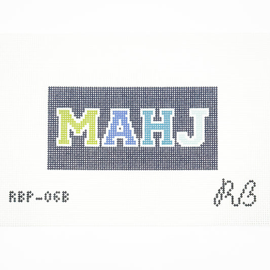 Mahj Large Insert for Pop-In Pouch in Blue