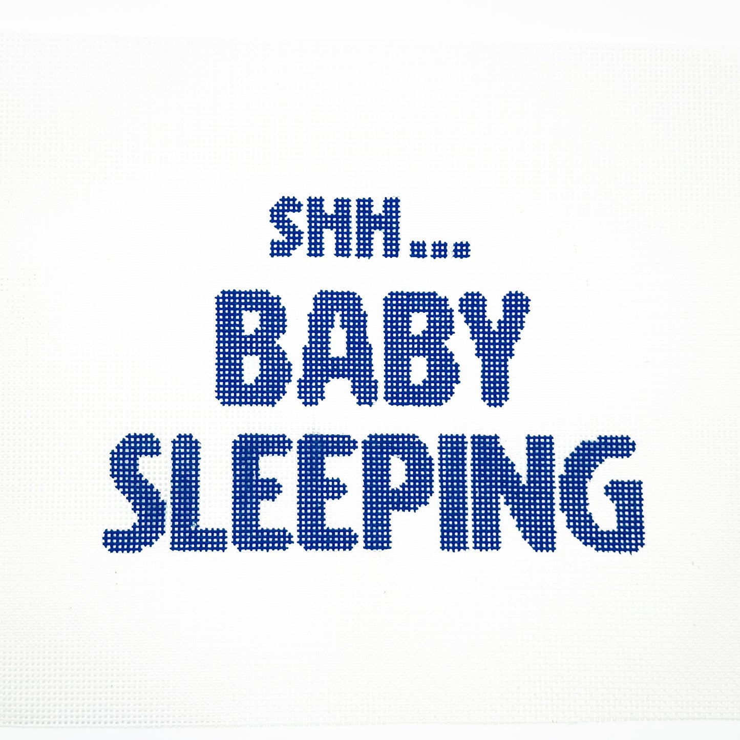 Shh... Baby Sleeping (Deep Blue)