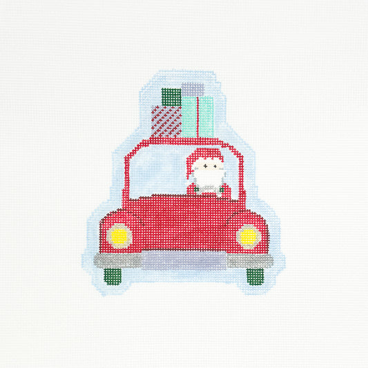 Santa in Car