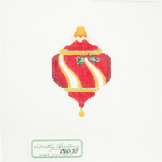 Red Stripe Ornament