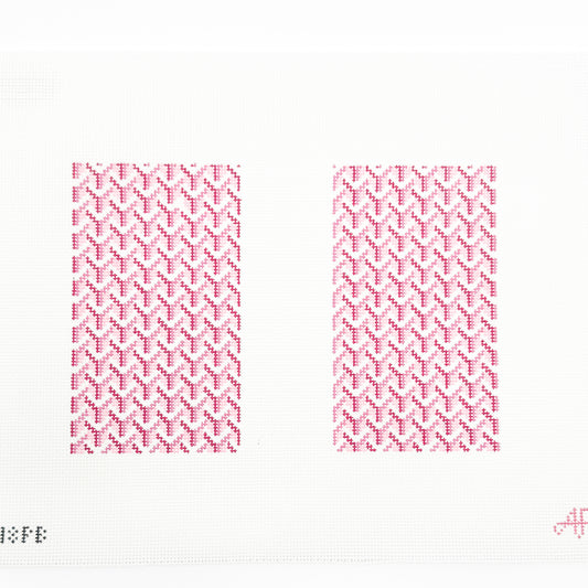 Y Pattern Clutch Pink (back)