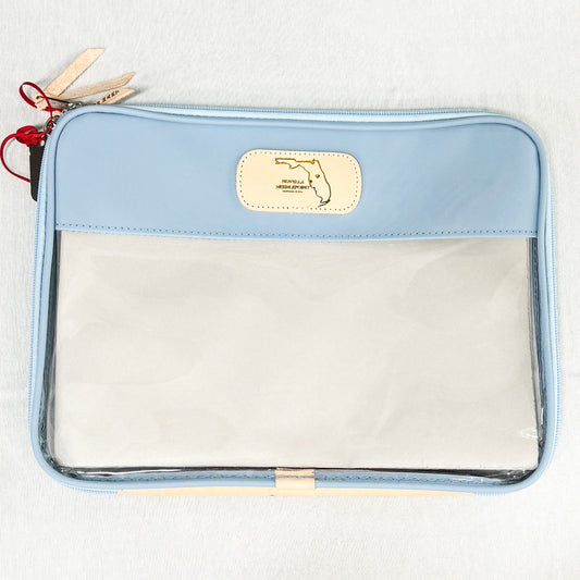 Jon Hart Ice Blue Folio with Novella Florida Stamp in Gold