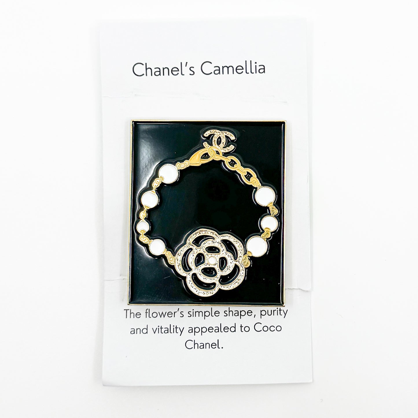 CC Camelia Necklace Needle Minder
