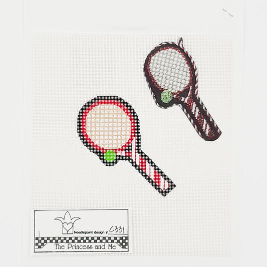 Peppermint Tennis Racket (with stitch guide)