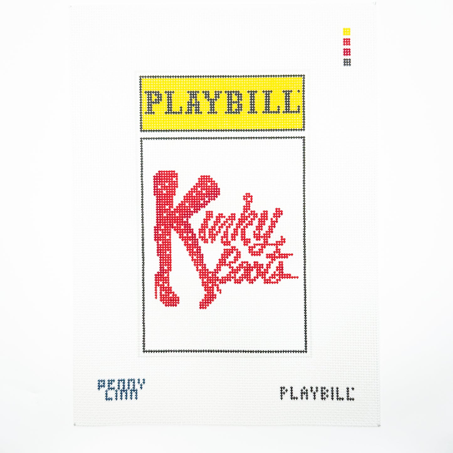 Life-Sized Kinky Boots Playbill