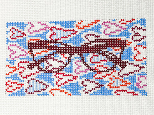 Hearts Eyeglass Case