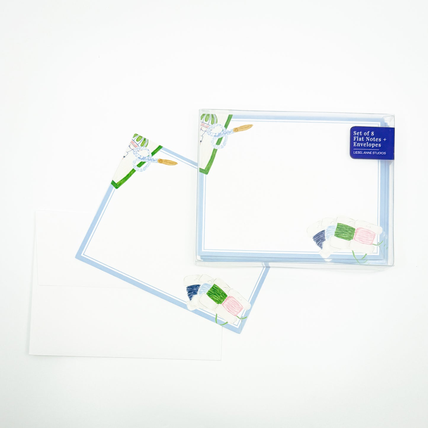 Needlepoint Flat Notecards (set of 8)