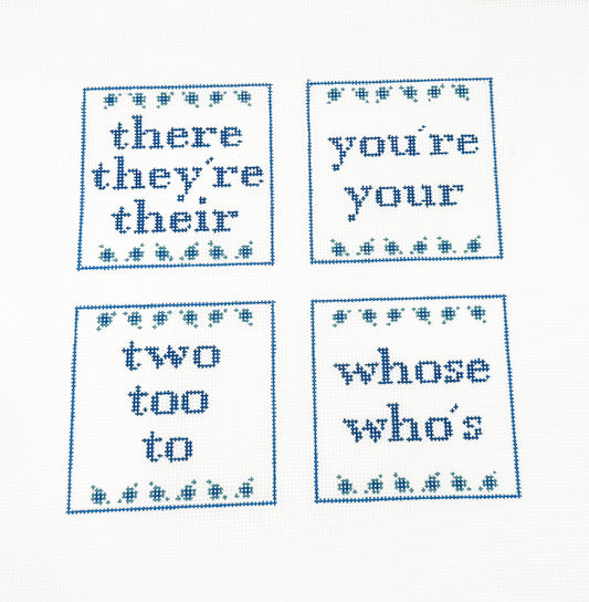 Grammar Coasters (Set of 4)