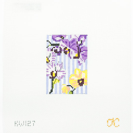 Orchid Luggage Tag