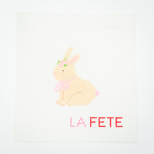 Bunny with Floral Crown