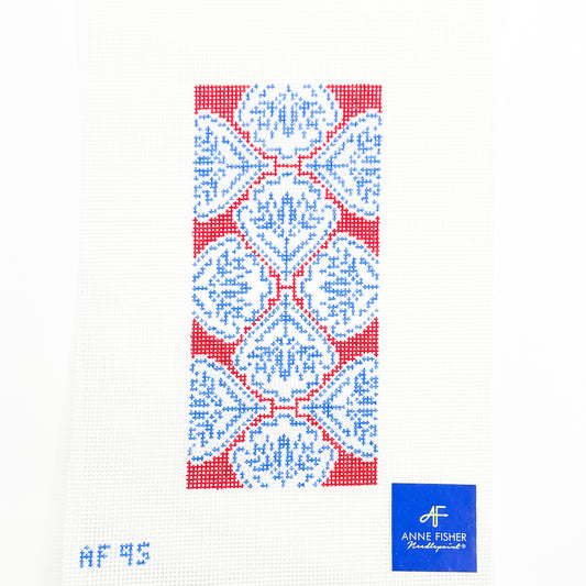 Red Medallion Eyeglass Case