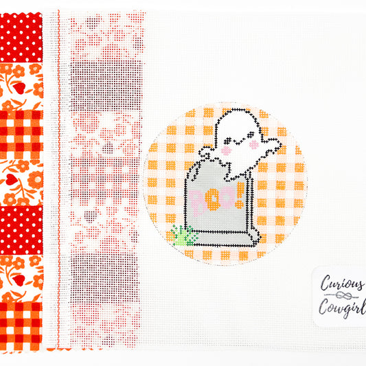 Halloween BOO (vintage fabric included)