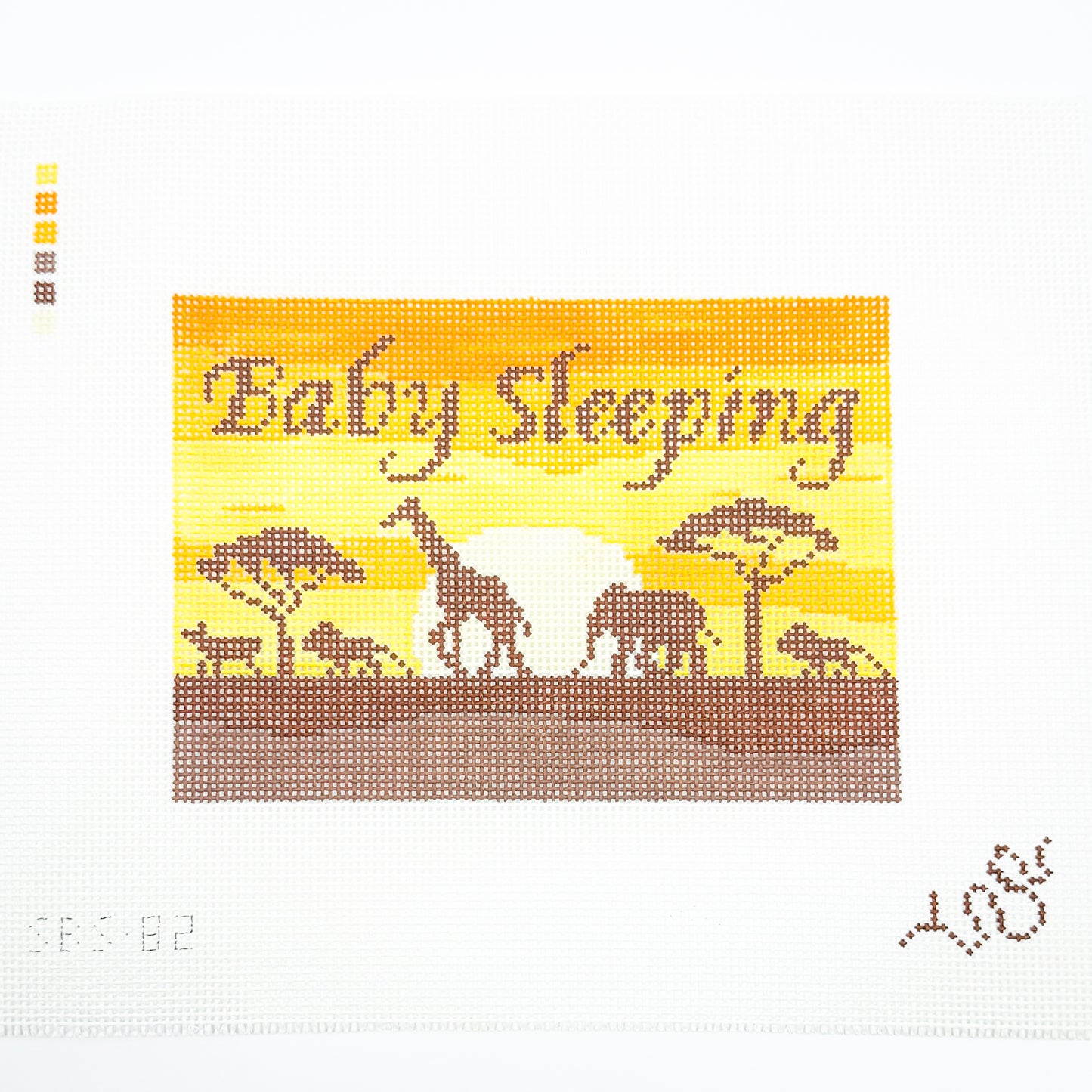 African Savannah Baby Sleeping Sign