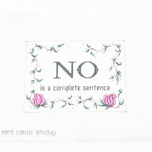 No is a Complete Sentence