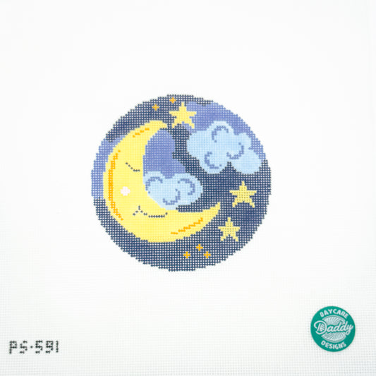 Twinkle Twinkle Moon and Stars Round