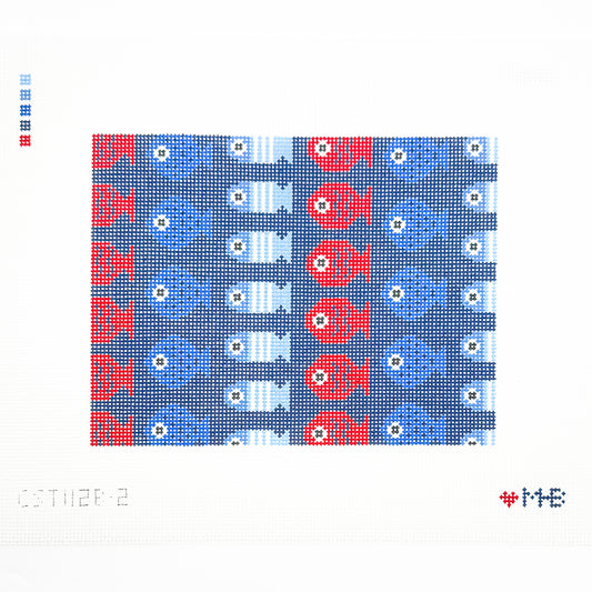 Just Keep Swimming 8x6 (navy) - TRUNK SHOW