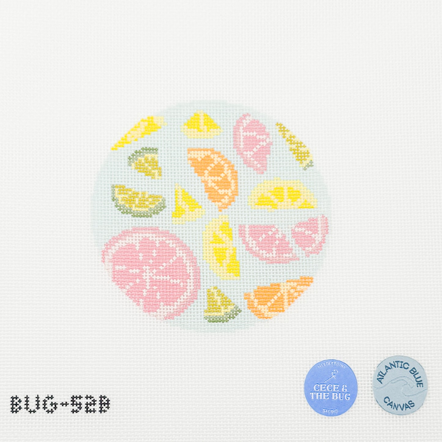 Citrus Slice Round Coaster