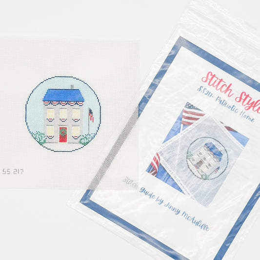 Patriotic Home (with stitch guide)