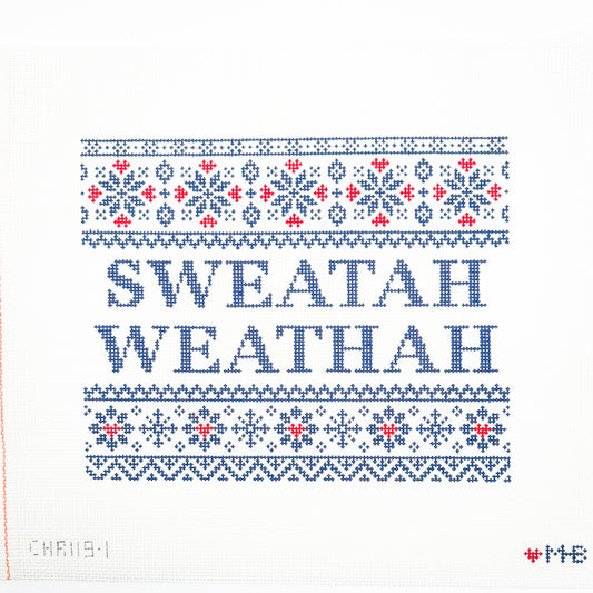 Sweatah Weathah in Navy - TRUNK SHOW