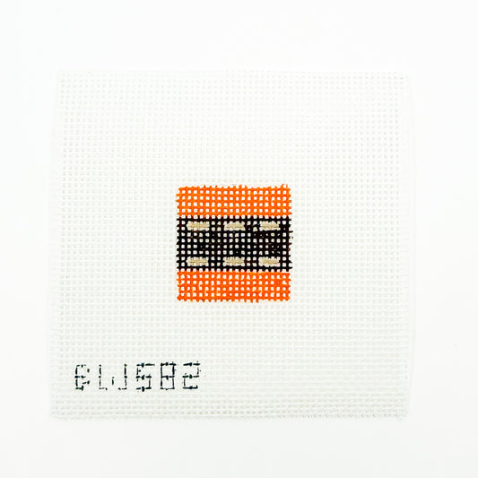 Brown Ribbon Square Insert