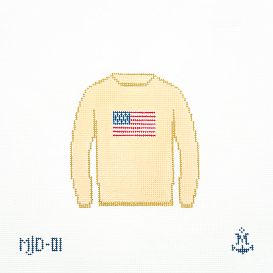 American Flag Sweater