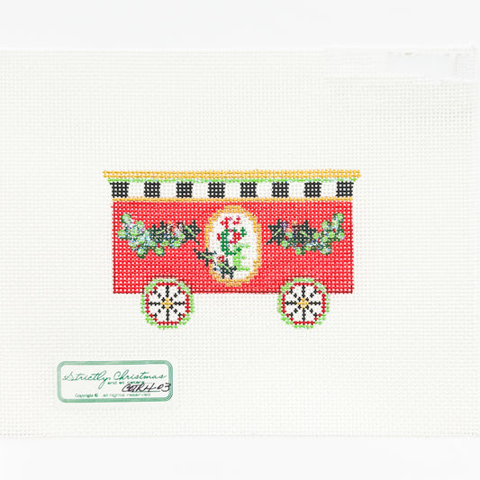 Christmas Train Car with Initials