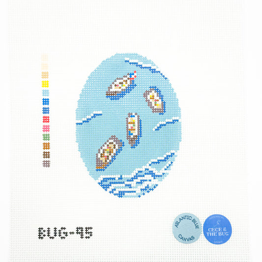 Dinghys from Above Oval