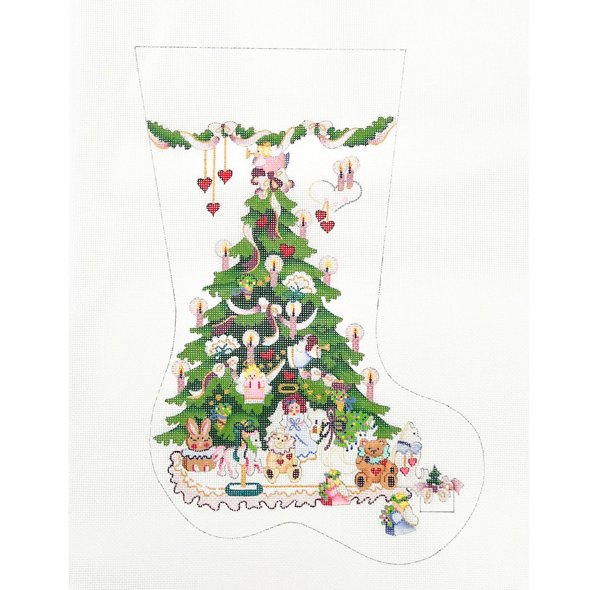 Dolls and Toys Midsize Stocking (18 mesh)