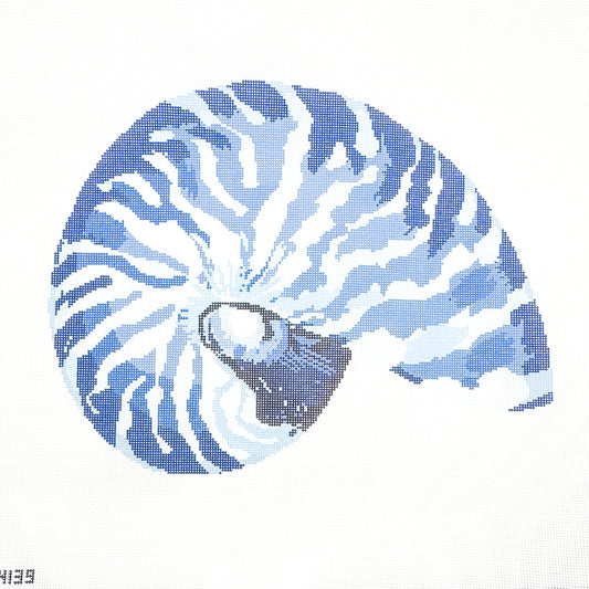 Nautilus Canvas - Blue