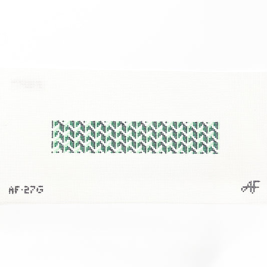 Y Pattern Key Fob in Green