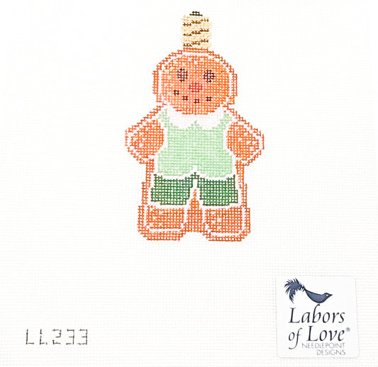Retro Gingerbread Man Bulb