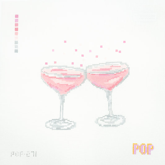 Champagne Cheers Canvas
