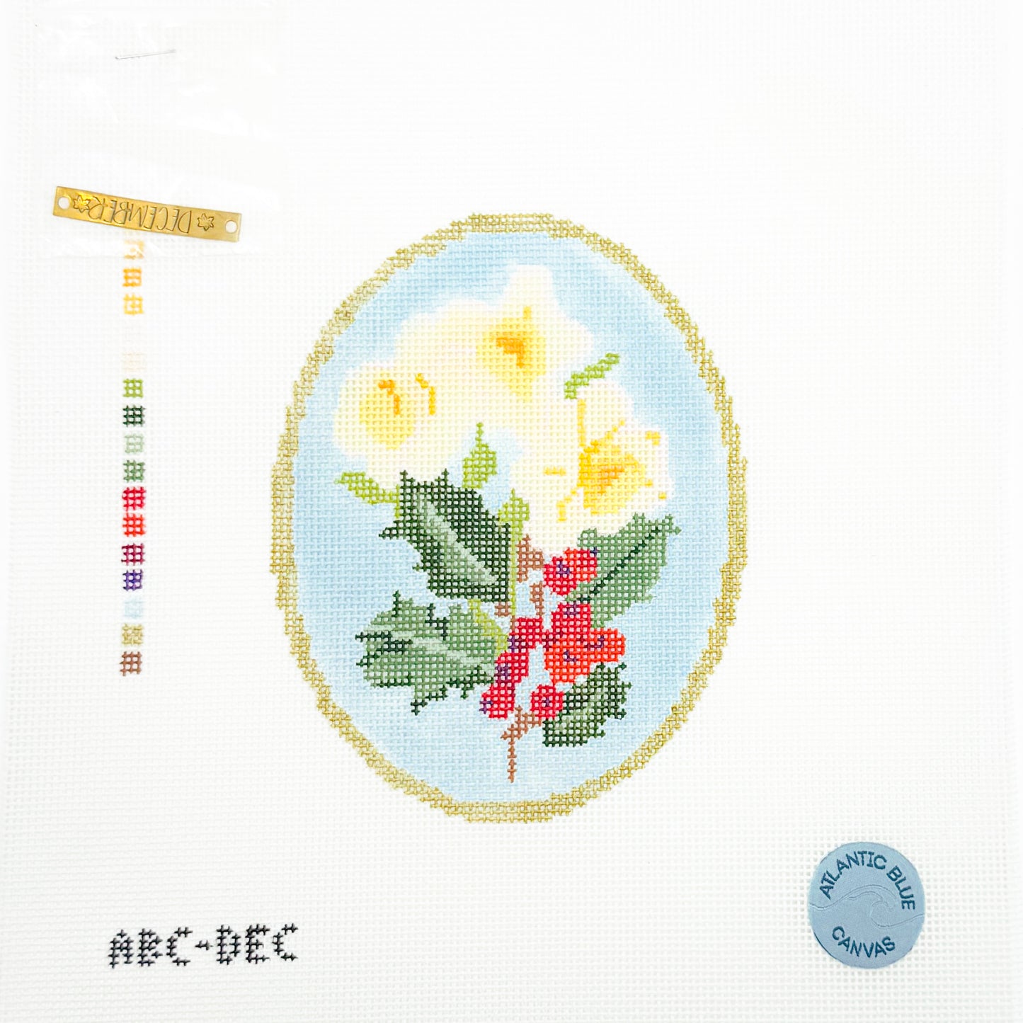 December Birth Flowers Cameo