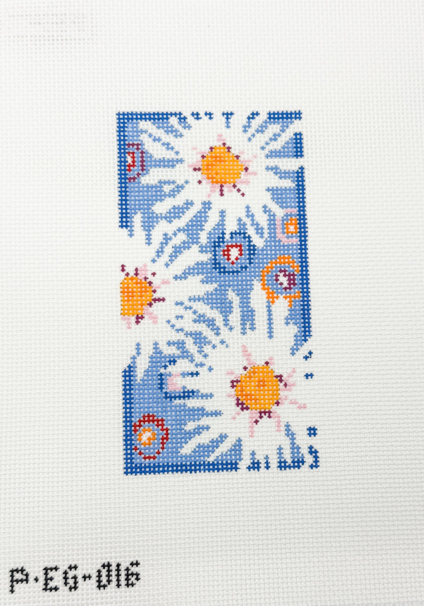 White Blooms Eyeglass Case