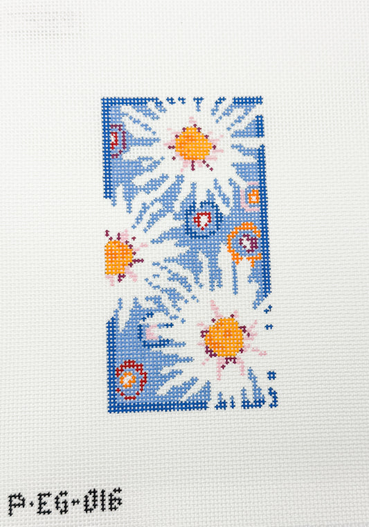 White Blooms Eyeglass Case