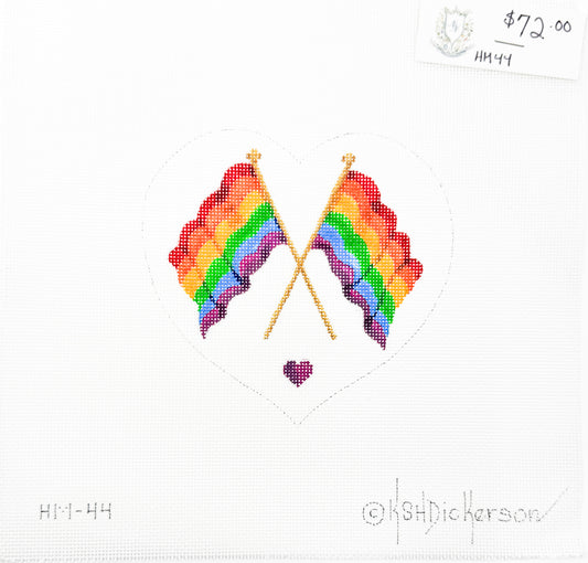 Pride Month Rainbow Heart