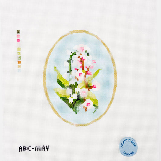 Birth Flowers Cameo: May