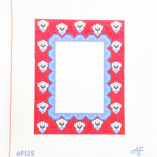 Red and Blue Photo Frame