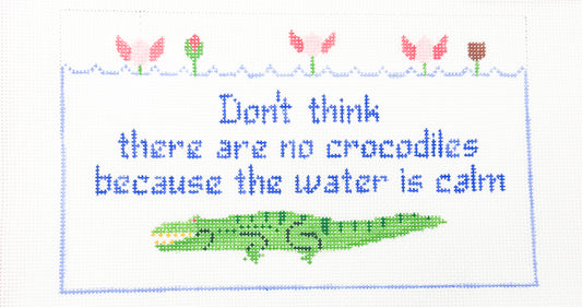 Don’t Think No Crocodiles Water Calm