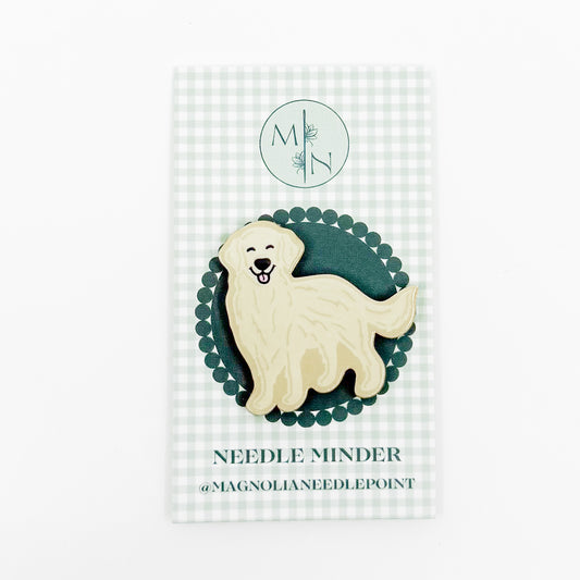 English Cream Golden Retriever Needle Minder