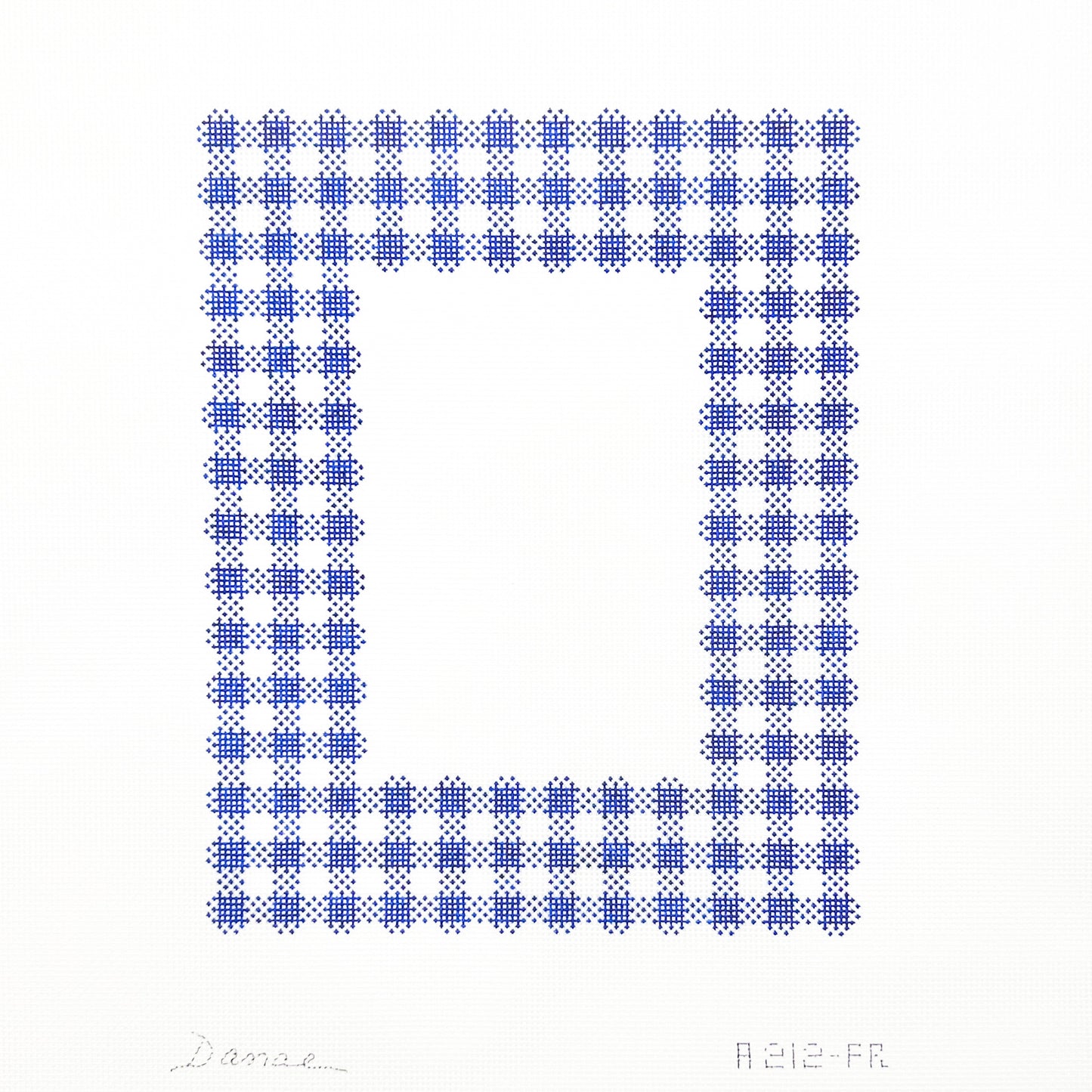 Blue Gingham Frame