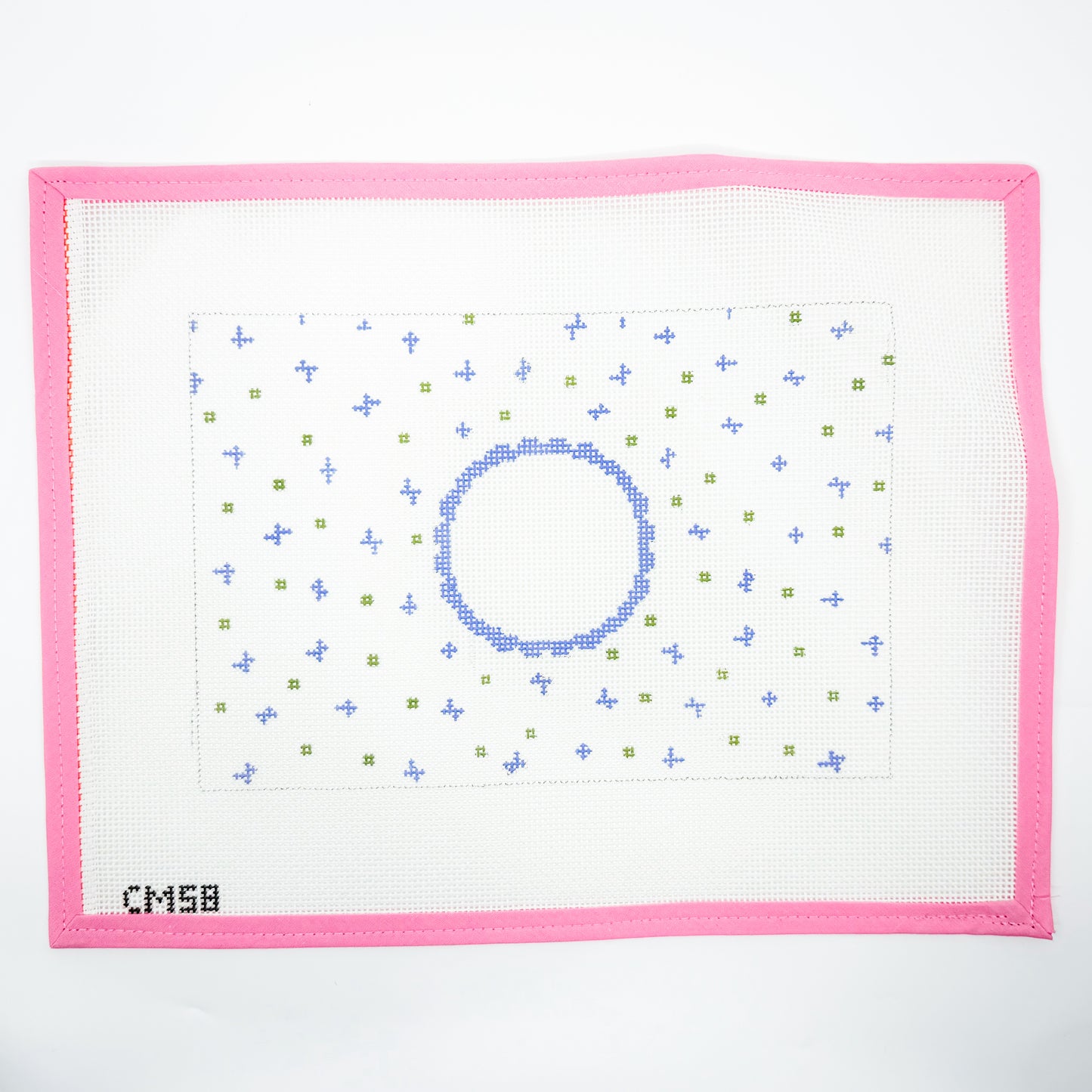 Blue + Green Speckle Clutch / Pillow (customizable)