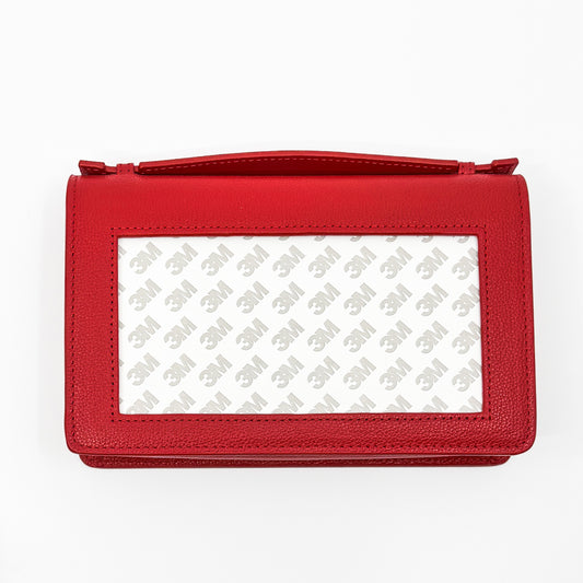 Everyday Clutch in Ruby Red Leather