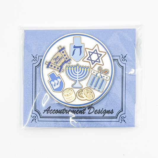 Hanukkah Cookie Plate Needle Minder