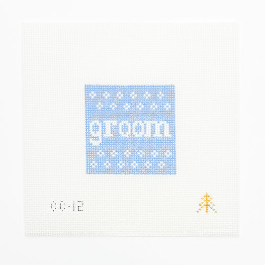 Groom Needlepoint Cozy Insert