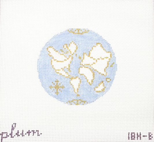 Small Atlas Round in Light Blue