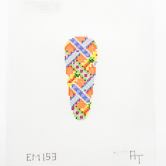 Diagonal Woven Ribbon Baby Carrot